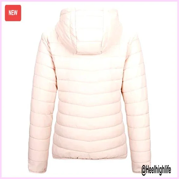 Women's Packable Lightweight Quilted Puffer Jacket with Hood Full Zip